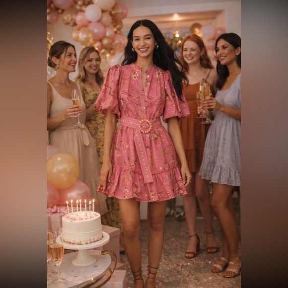 Anthropologie Dresses & Skirts - Farm Rio x Anthropologie
Short-Sleeve Button-Front Mini Dress size S.